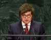 Javier Milei critica ONU e reforça reivindicação argentina pelas Ilhas Malvinas durante discurso na Assembleia Geral