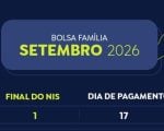 Benefici&aacute;rios do Bolsa Fam&iacute;lia com NIS final 8 iniciam recebimento de parcela de setembro nesta segunda-feira (28)