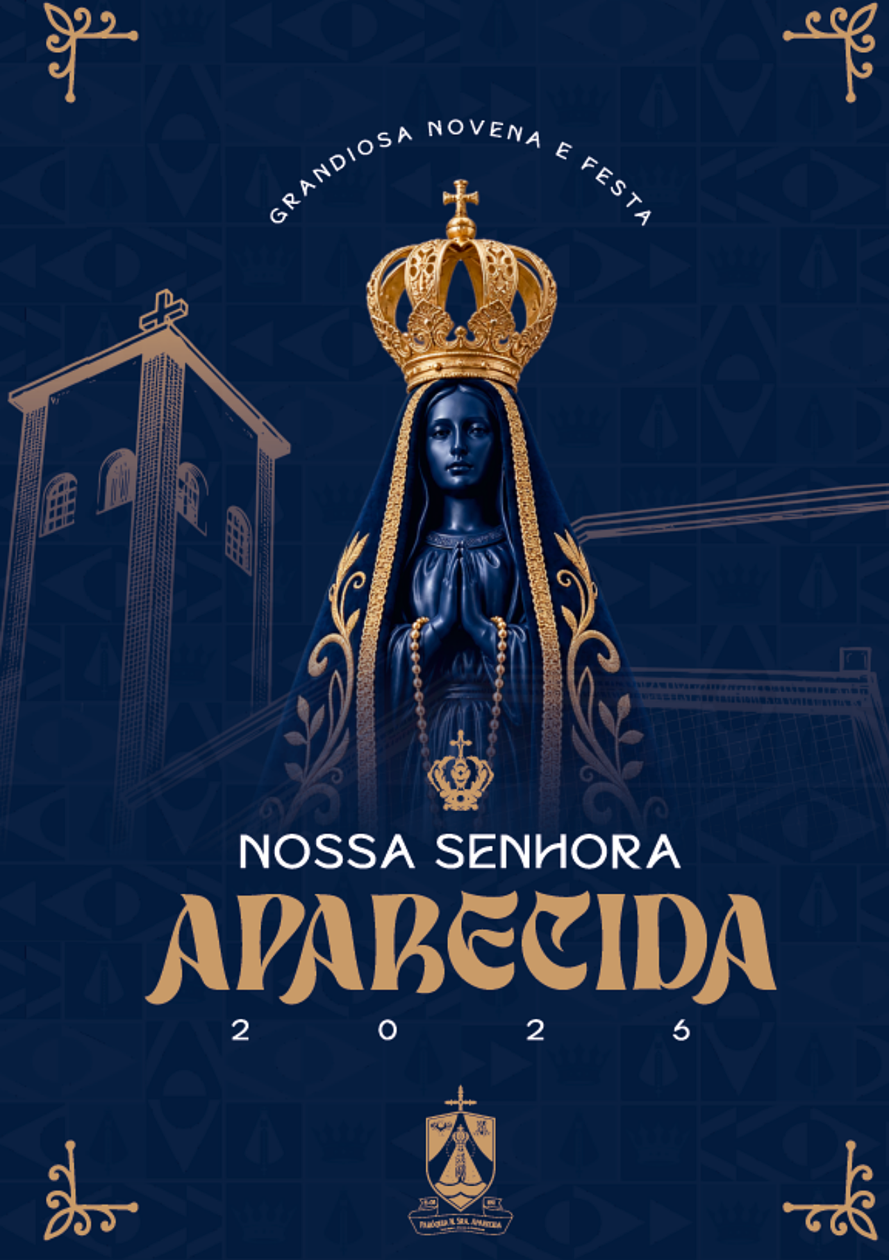 Festa de Nossa Senhora Aparecida 2026 confira a programa&ccedil;&atilde;o em Divin&oacute;polis