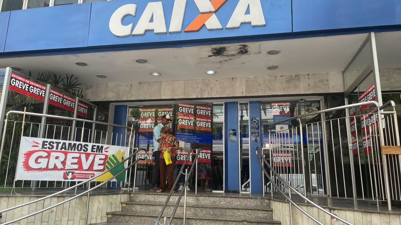 Greve suspende atendimentos nas ag&ecirc;ncias da Caixa em Divin&oacute;polis