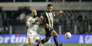 Santos vence Atlético por 2 a 0 e abre vantagem nas quartas da Sul-Americana