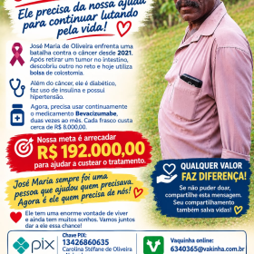 Vaquinha ajuda Zé Maria a continuar tratamento contra o câncer