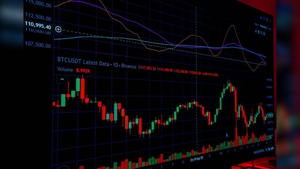 Painel do mercado financeiro durante a queda do Ibovespa e a alta do d&oacute;lar