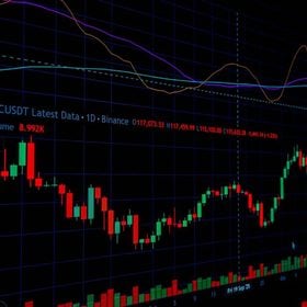 Painel do mercado financeiro durante a queda do Ibovespa e a alta do dólar