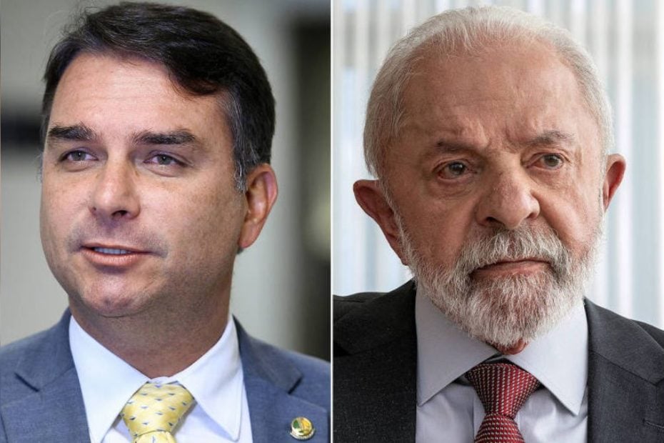 Pesquisa Datafolha sobre as inten&ccedil;&otilde;es de voto de Fl&aacute;vio Bolsonaro e Lula no segundo turno de 2026
