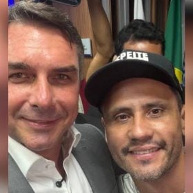 Cleitinho Azevedo e Fl&aacute;vio Bolsonaro discutem apoio ao fim da escala de trabalho 6x1