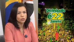 Janete Aparecida declara voto em Flávio Bolsonaro
