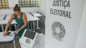 Tribunal Superior Eleitoral durante a apuração dos votos do segundo turno das Eleições 2026.