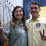 Fl&aacute;vio Bolsonaro, senador e candidato &agrave; Presid&ecirc;ncia da Rep&uacute;blica em 2026