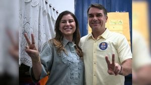Fl&aacute;vio Bolsonaro, senador e candidato &agrave; Presid&ecirc;ncia da Rep&uacute;blica em 2026
