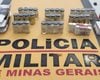 Anabolizantes e comprimidos de hormônio apreendidos durante abordagem na MG-050, em Divinópolis