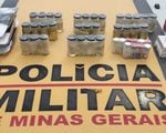 Anabolizantes e comprimidos de horm&ocirc;nio apreendidos durante abordagem na MG-050, em Divin&oacute;polis