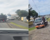 Carretas na contram&atilde;o causam transtornos no bairro LP Pereira