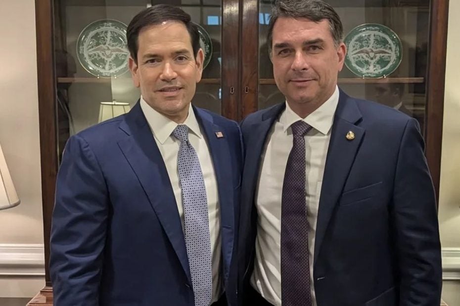 Publicação de Simón Levy sobre o suposto envolvimento de Marco Rubio na viagem de Flávio Bolsonaro