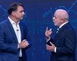 Lula e Fl&aacute;vio Bolsonaro, candidatos &agrave; Presid&ecirc;ncia da Rep&uacute;blica no segundo turno das Elei&ccedil;&otilde;es 2026.