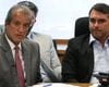Valdemar Costa Neto durante reunião com dirigentes do Partido Liberal em Brasília.
