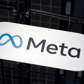 Logotipo da Meta em reportagem sobre cr&iacute;ticas &agrave; modera&ccedil;&atilde;o de conte&uacute;do eleitoral