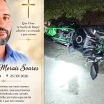 Alysson de Morais Soares, de 42 anos, v&iacute;tima de acidente de motocicleta na MG-050
