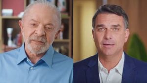 Lula e Flávio Bolsonaro disputam o segundo turno das eleições presidenciais de 2026, segundo pesquisa Quaest.