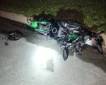 Motociclista fica ferido ap&oacute;s queda na MG-050