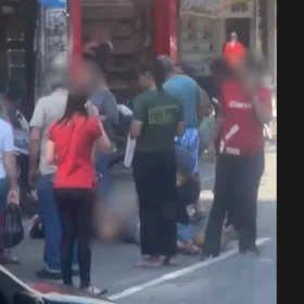 Atropelamento &eacute; registrado no Centro de Divin&oacute;polis nesta ter&ccedil;a