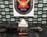 PM recupera ferramentas furtadas de oficina em Par&aacute; de Minas