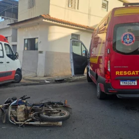 Acidente entre duas motocicletas no bairro Alvorada, em Formiga