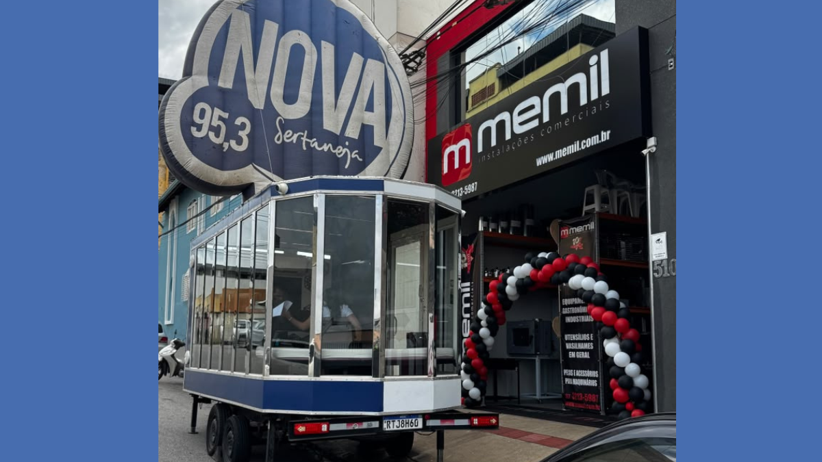 Est&uacute;dio M&oacute;vel Nova Sertaneja visita a Memil Distribuidora nesta sexta (16)