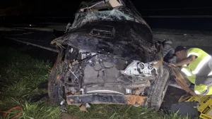 Acidente grave &eacute; registrado na MG-050 em Carmo do Cajuru