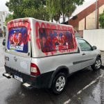 Caminhonete do candidato a deputado estadual Fl&aacute;vio Marra &eacute; vandalizada