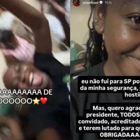 Ana Elisa comemora reeleição de Lula ao lado da família