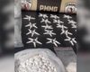 Materiais apreendidos pela Polícia Militar durante ocorrência de drogas no Bairro Davanuze, em Divinópolis.