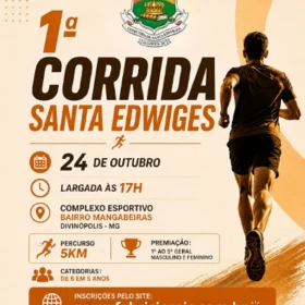 Comunidade do Bairro Mangabeiras celebra 40 anos com a 1ª Corrida de Santa Edwiges