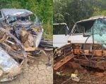 Casal morre em acidente entre carro e caminh&atilde;o de leite na MG-176, em Luz