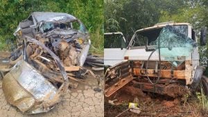 Casal morre em acidente entre carro e caminh&atilde;o de leite na MG-176, em Luz