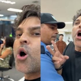 Ex-vereador Diego Espino causa tumulto na Câmara e é contido por segurança