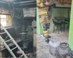Funcion&aacute;rio de pastelaria fica gravemente ferido durante inc&ecirc;ndio em Ita&uacute;na