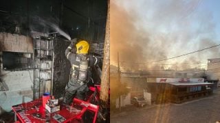 Inc&ecirc;ndio atinge bar no bairro Interlagos, em Divin&oacute;polis