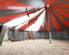 Lona do 'Circo para Todos' é danificada após chuva em Divinópolis