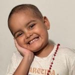 M&atilde;e procura doador de medula &oacute;ssea para filha de 5 anos com leucemia em Divin&oacute;polis
