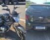 Motociclista fica ferido ap&oacute;s bater na traseira de carro na MG-050, em Divin&oacute;polis
