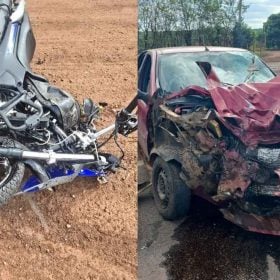 Motociclista fica gravemente ferido após acidente na MG-050, em Itaúna