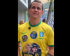 Candidato &agrave; reelei&ccedil;&atilde;o, Eduardo Azevedo vota na E. E. Dona Ant&ocirc;nia Valadares
