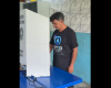 Josaf&aacute; Anderson vota na Escola Municipal Padre Jo&atilde;o Bruno