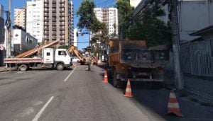 Rua Rio de Janeiro, em Divin&oacute;polis, ser&aacute; interditada para obras da Copasa