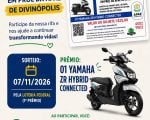APAE de Divin&oacute;polis promove a&ccedil;&atilde;o solid&aacute;ria com sorteio de moto e bilhetes a R$ 25