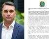 Em carta ap&oacute;s fuga, Fl&aacute;vio Bolsonaro se autodeclara 'presidente eleito do Brasil'