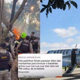 Homem &eacute; preso por fazer coment&aacute;rios ofensivos sobre morte de pilotos da PMMG em acidente a&eacute;reo