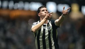 Atl&eacute;tico promove campanha de apoio a Thiago Borbas para o Pr&ecirc;mio Pusk&aacute;s ap&oacute;s gola&ccedil;o contra o Santos