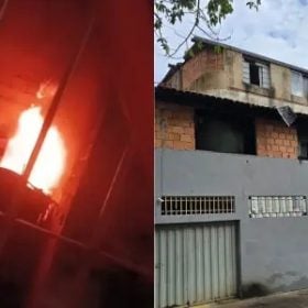 Homem de 24 anos incendia resid&ecirc;ncia da av&oacute; em Belo Horizonte ap&oacute;s epis&oacute;dios de viol&ecirc;ncia e &eacute; detido ap&oacute;s agress&otilde;es a populares
